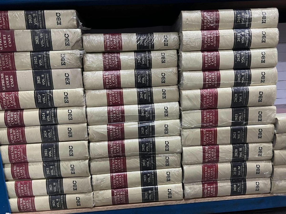 SCC Criminal bound volumes — sets in stock at Pairavi Book House